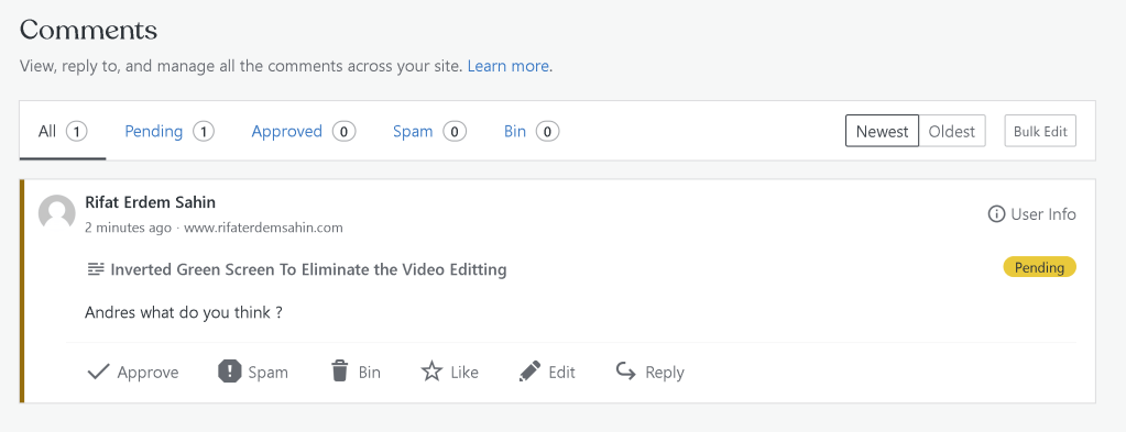 wordpress post management 1