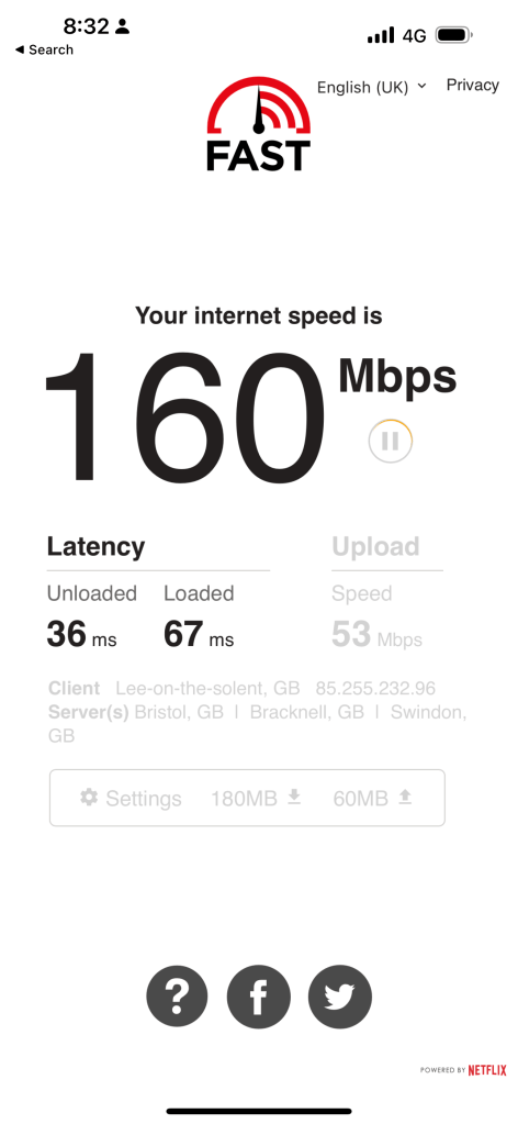 4g speed under 2