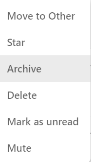 using archieve in 1