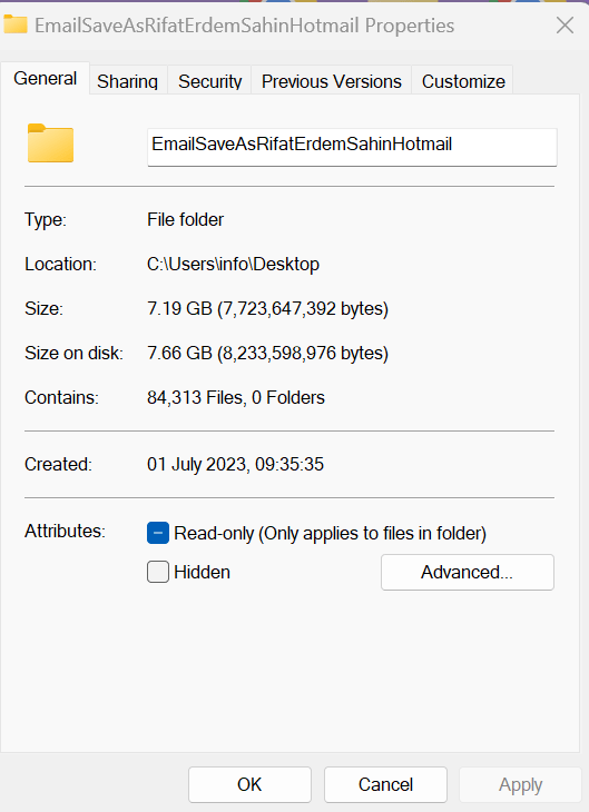 hotmail backup and 5