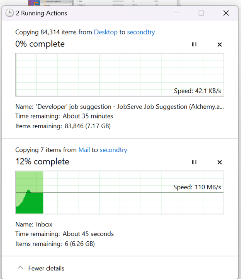 hotmail backup and 8