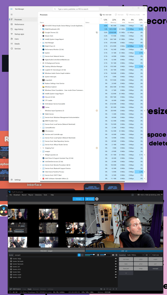 gpu usage and 6