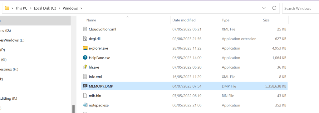 inflation in bluescreens 8