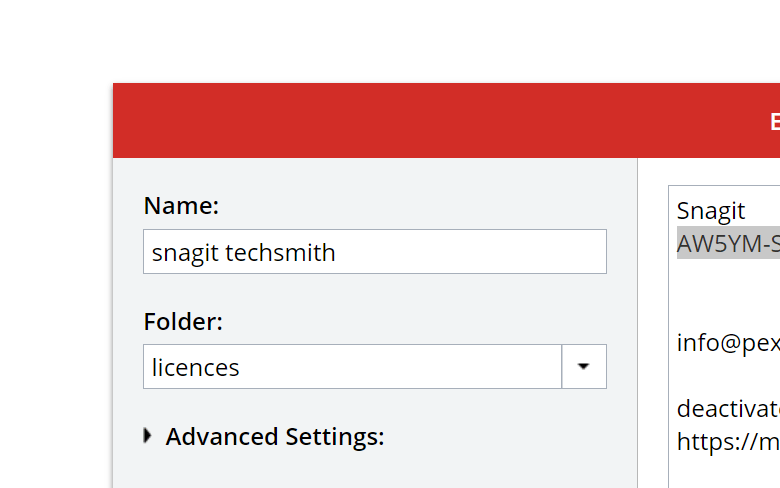 snagit reinstall hope 6