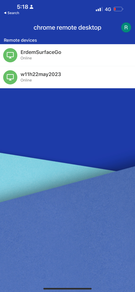 chrome desktop remote 5