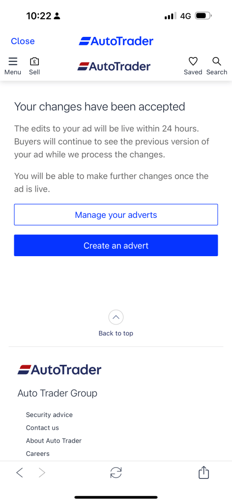 updates on autotrader 1