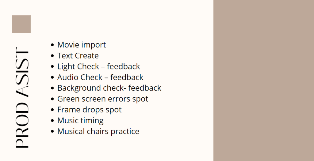 workflow for the 1