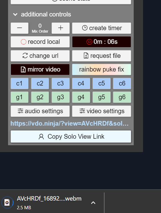 recording with obsninja 1