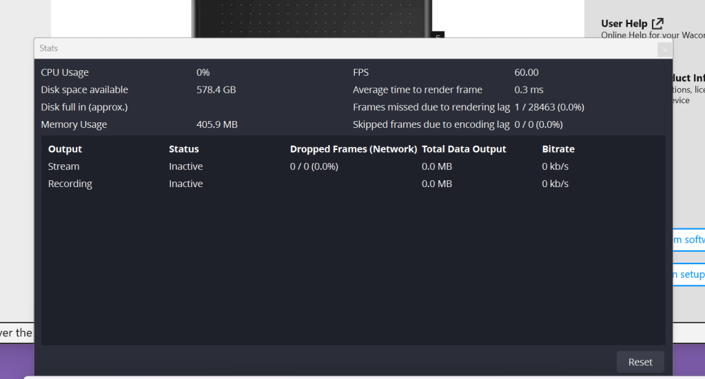 obs stats 1
