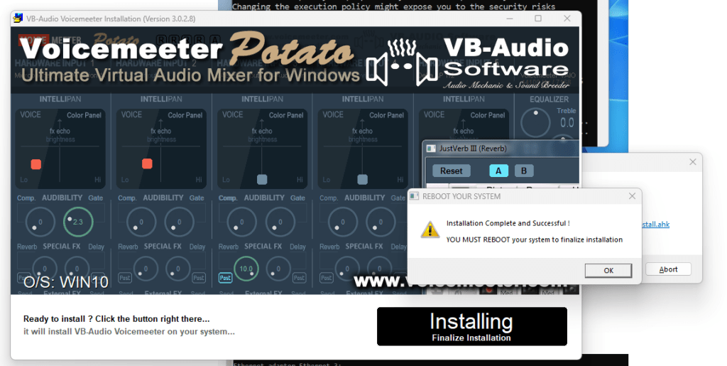 reinstalling the windows 180