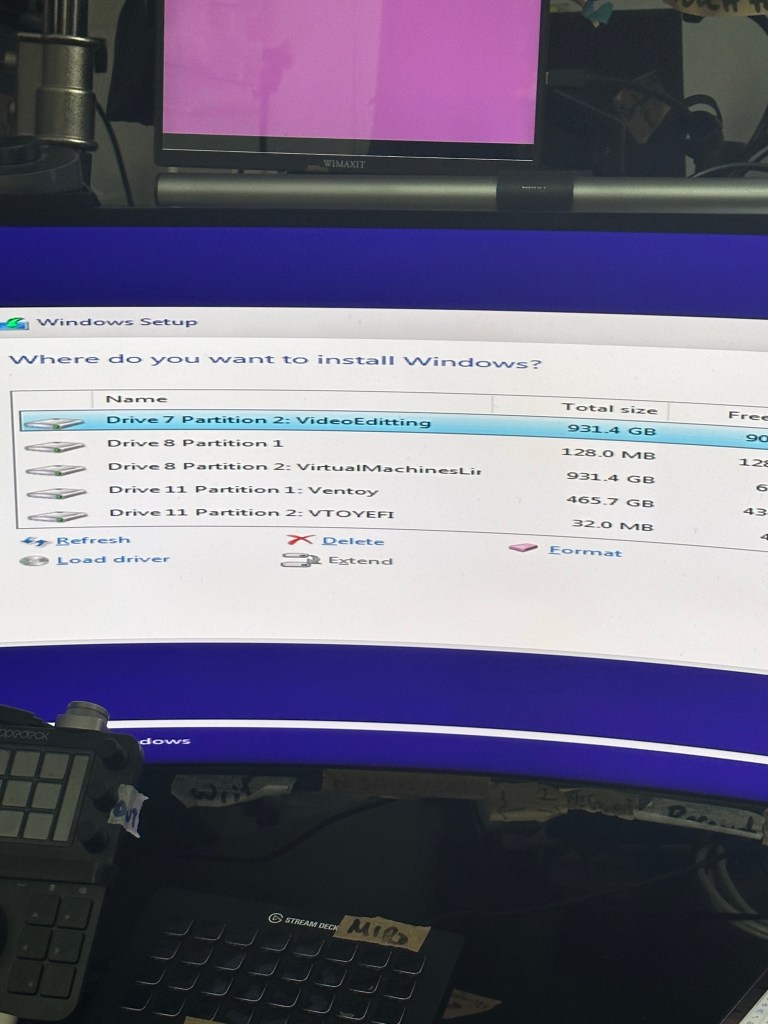 reinstalling the windows 20