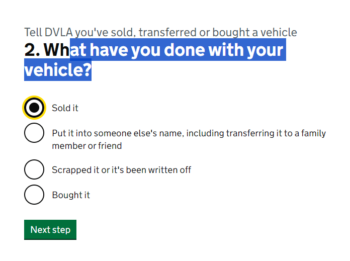 selling your car 2