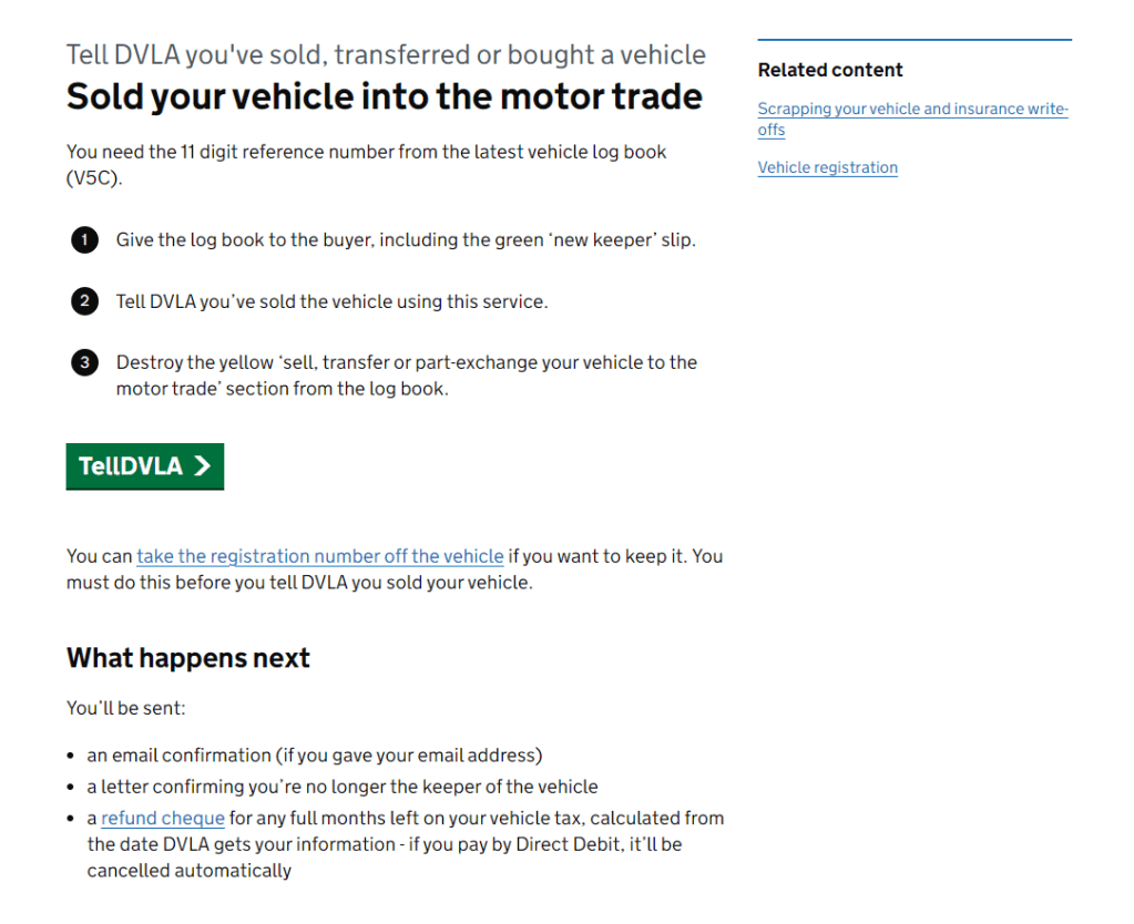 selling your car 4