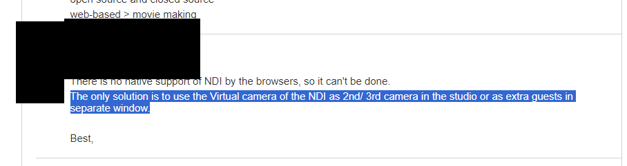 webrtc and ndi 2