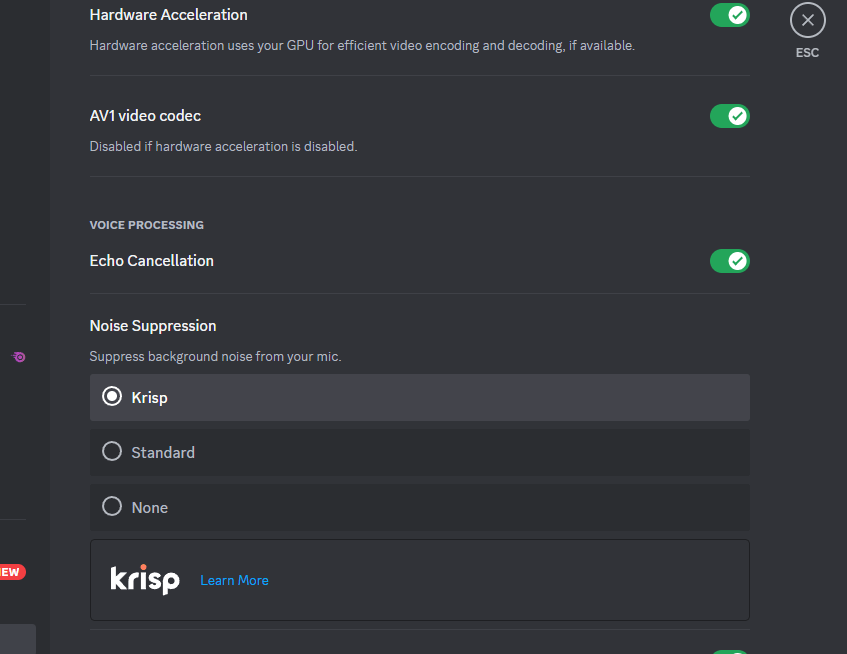 echo cancellation on 1