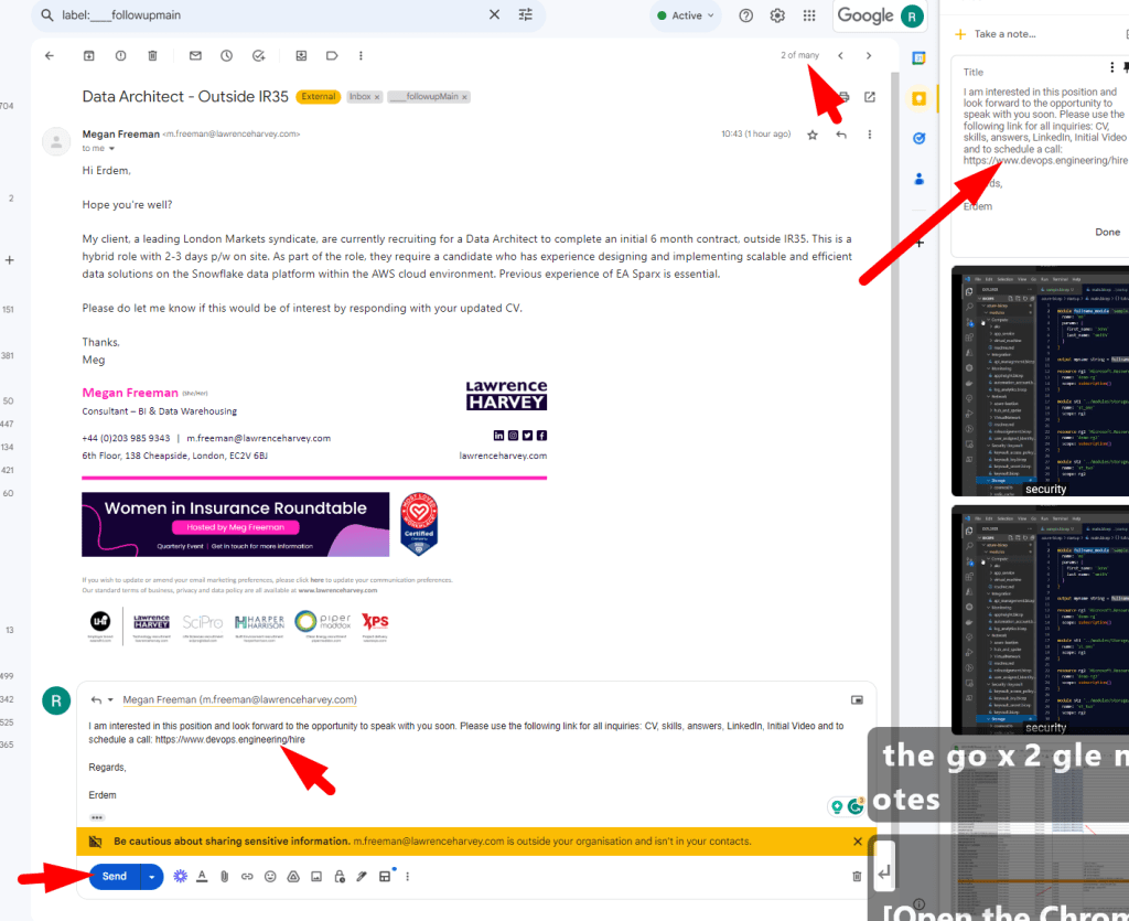 email management with 6
