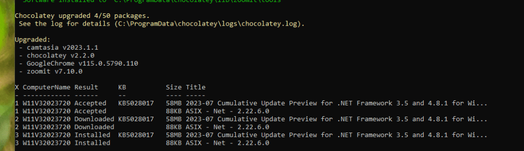 choco and windows 2