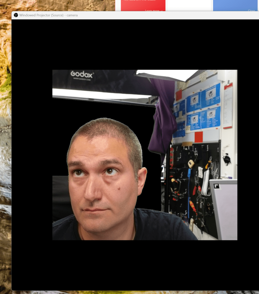 green screen with 16