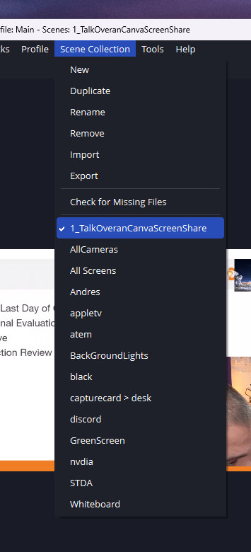 rename the scenes 2
