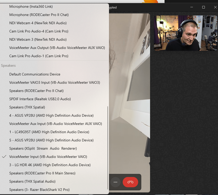 whatsapp audio setting 1