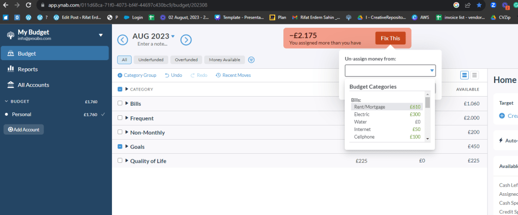 ynab and budgeting 2