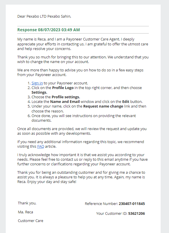 fixing payoneer payout 11
