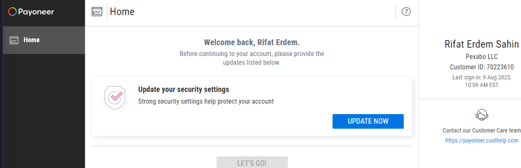fixing payoneer payout 24