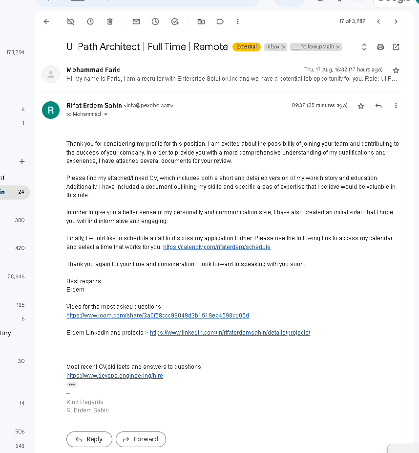 automate email sending 121