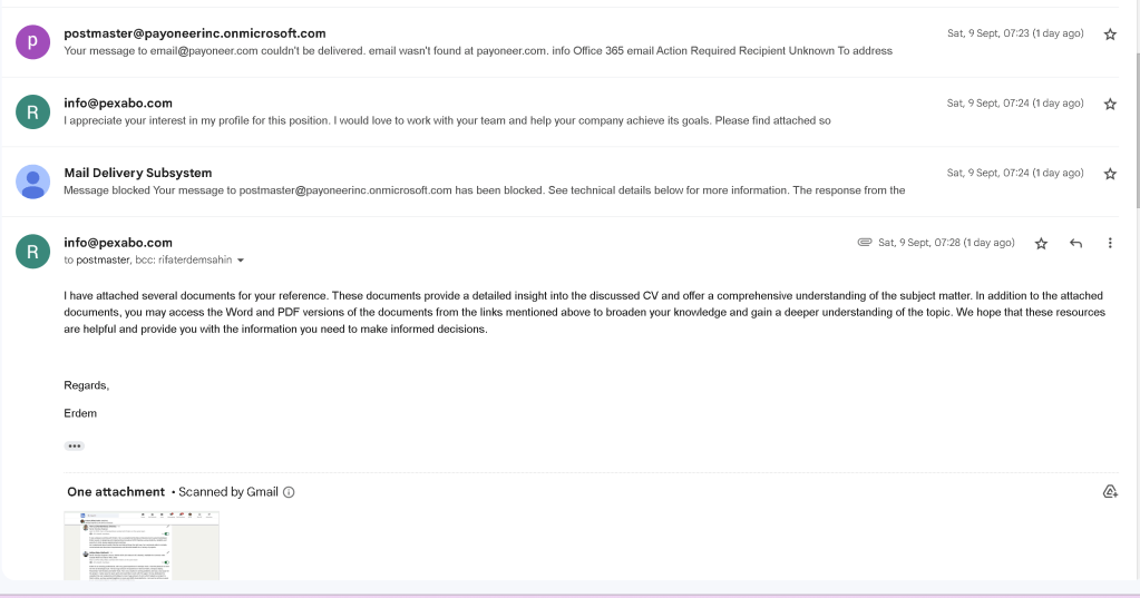 automate email sending 219