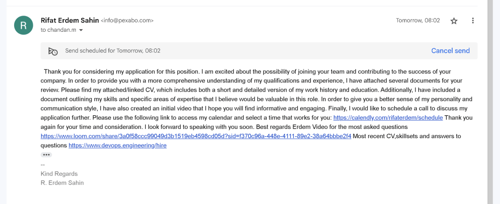 automate email sending 64