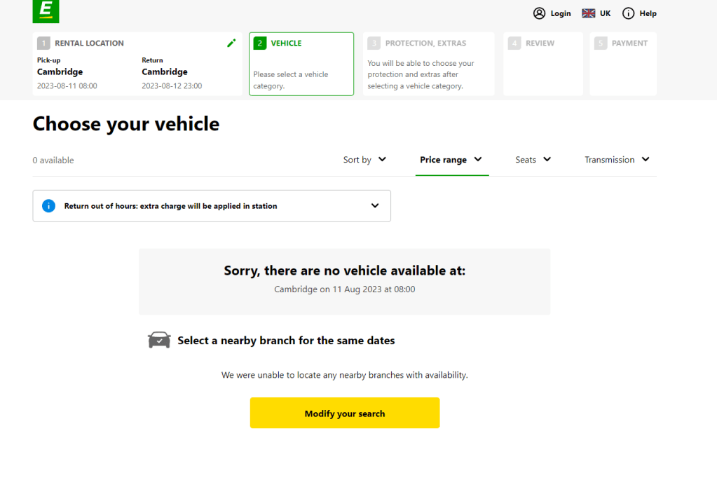 europcar journey 4