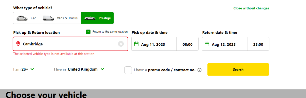 europcar journey 5