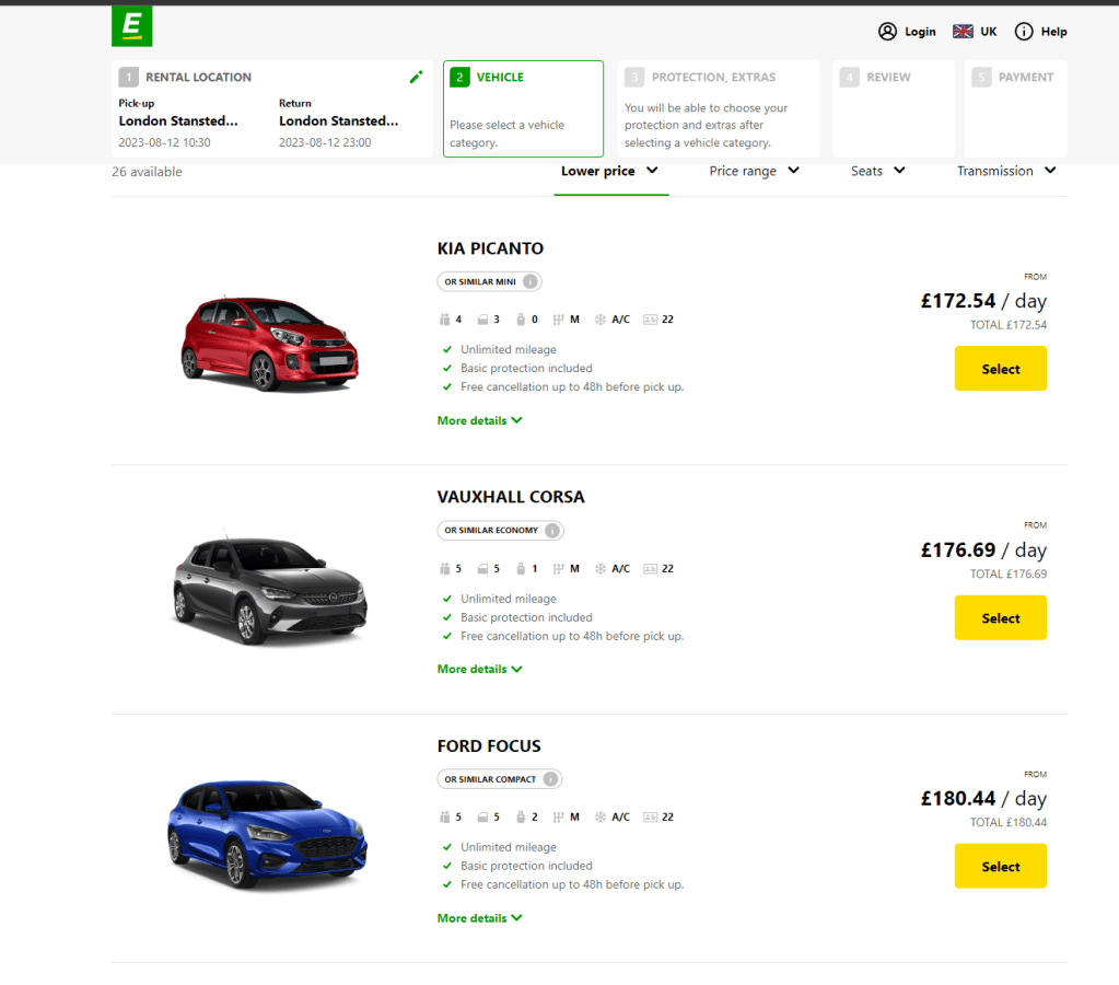europcar journey 8