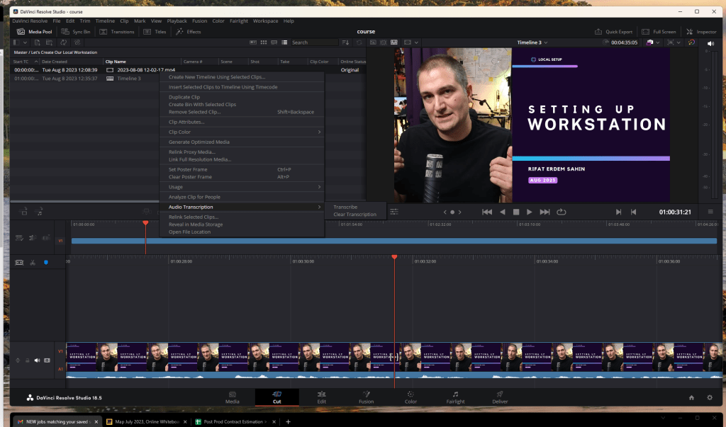 getting the transcripts 7