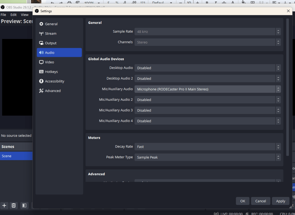 obs setup screenshare 2