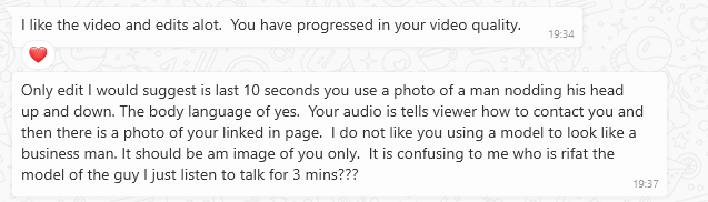 collect feedback for 1
