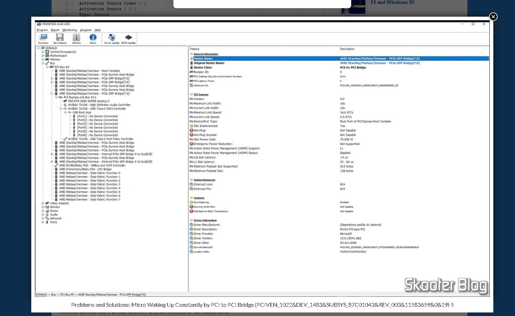 pci card issues 43