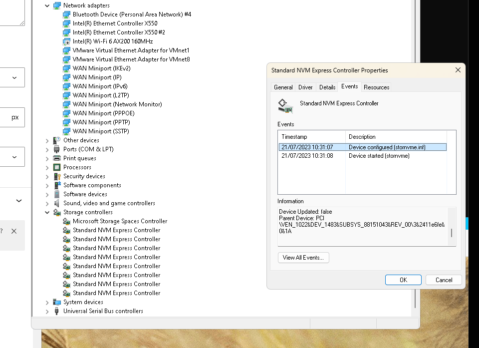 pci card issues 53