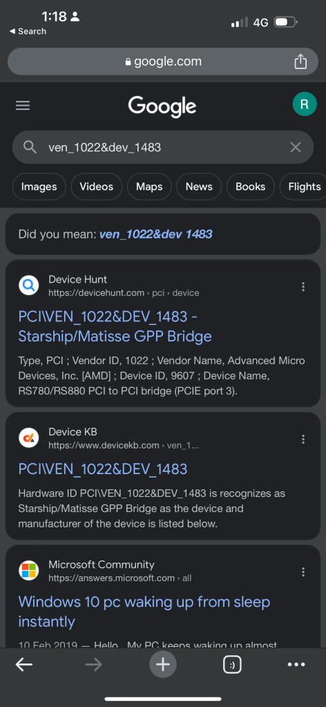 pci card issues 68