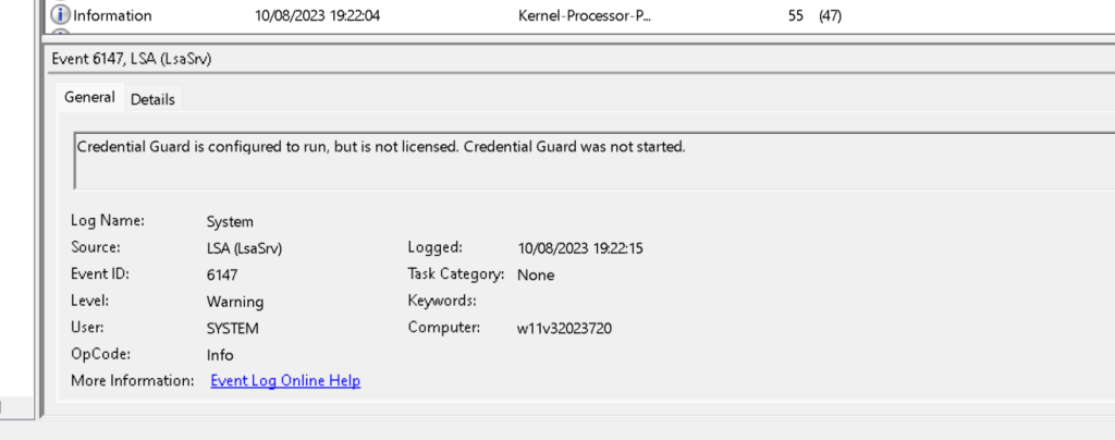 system startup logs 11