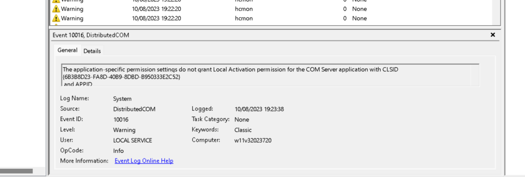 system startup logs 16