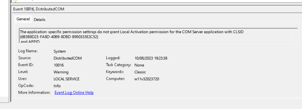 system startup logs 17