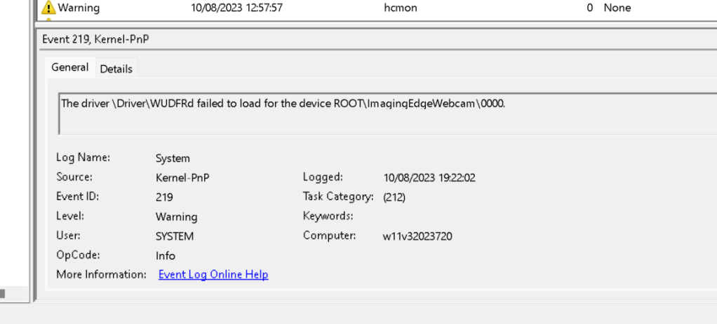 system startup logs 7