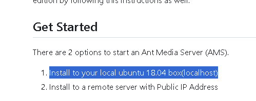 ant server for 6