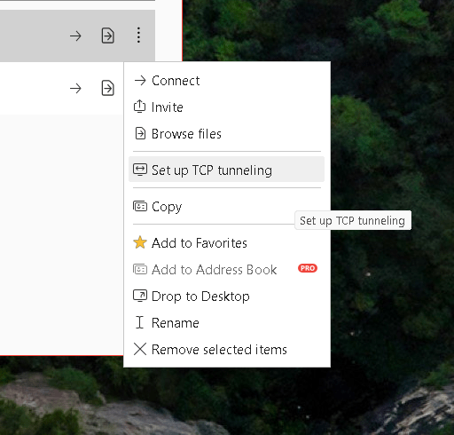 remote access with 32