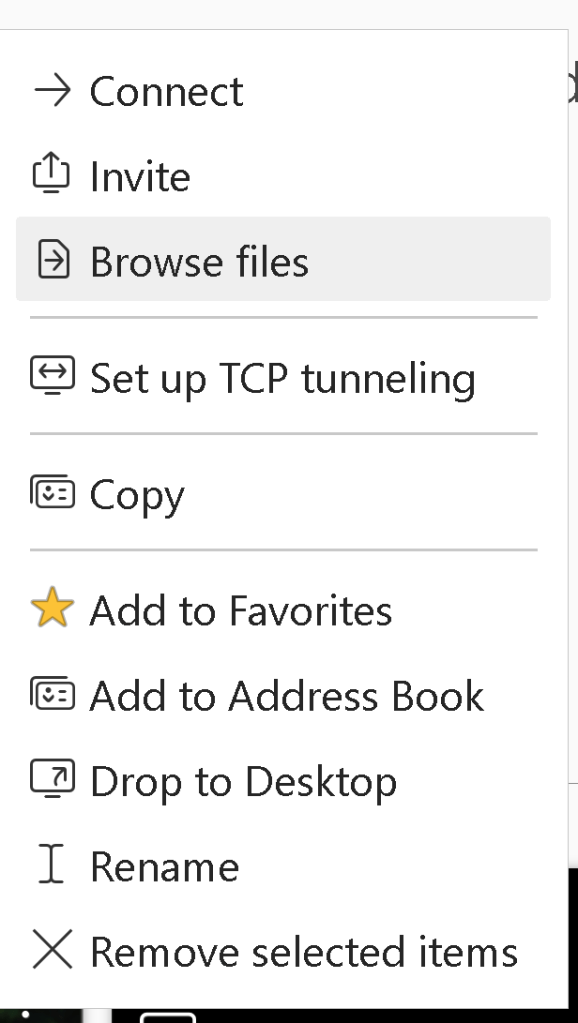 remote access with 48
