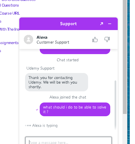 udemy settings for 13