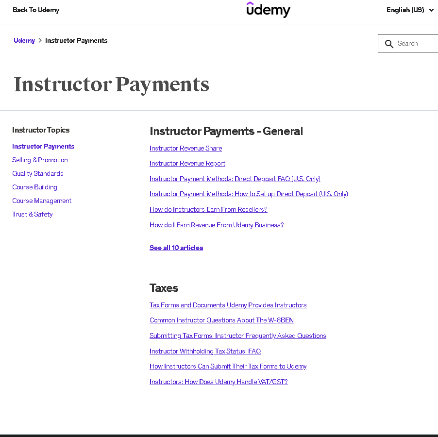 udemy settings for 3