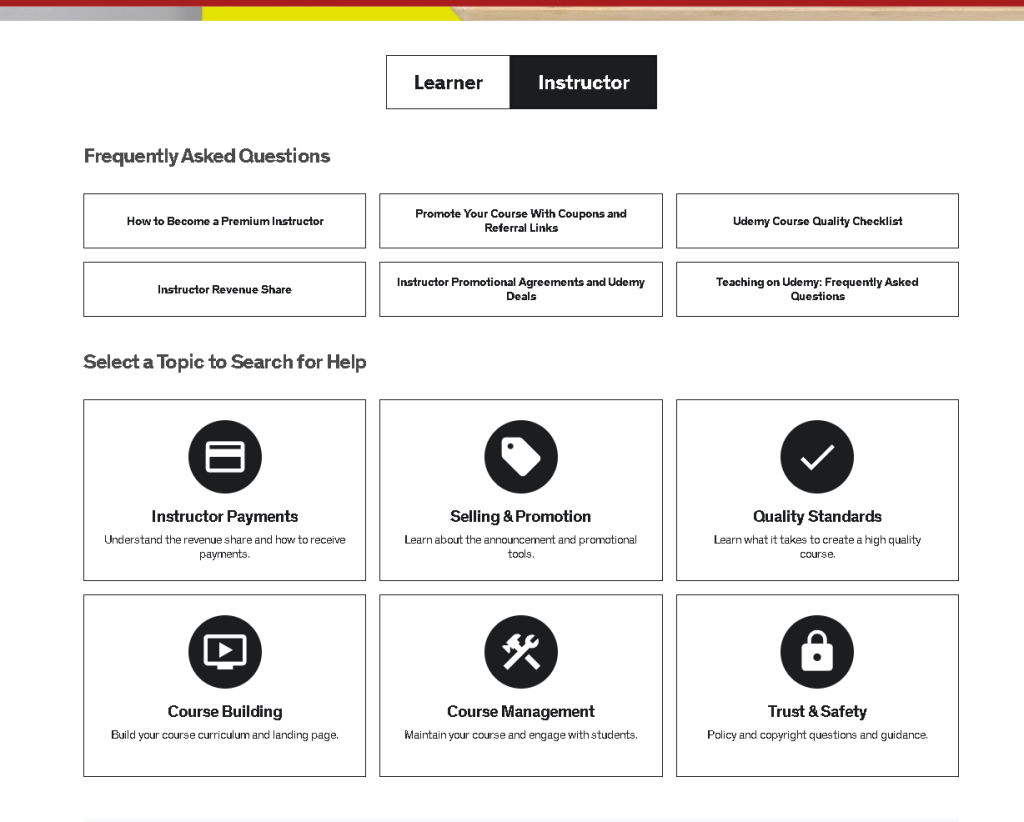 udemy settings for 6