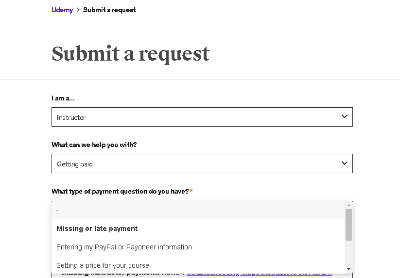 udemy settings for 8